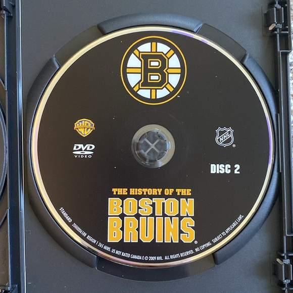 Boston Bruins license plate & Two-DVD set of The History of the team. Like new!! - Picture 5 of 5